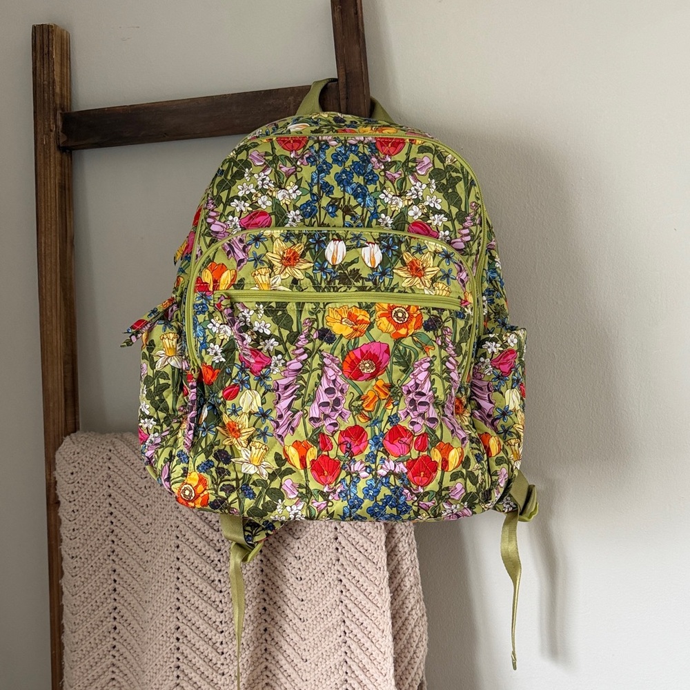 Vera Bradley Premium Cotton Bancroft Backpack